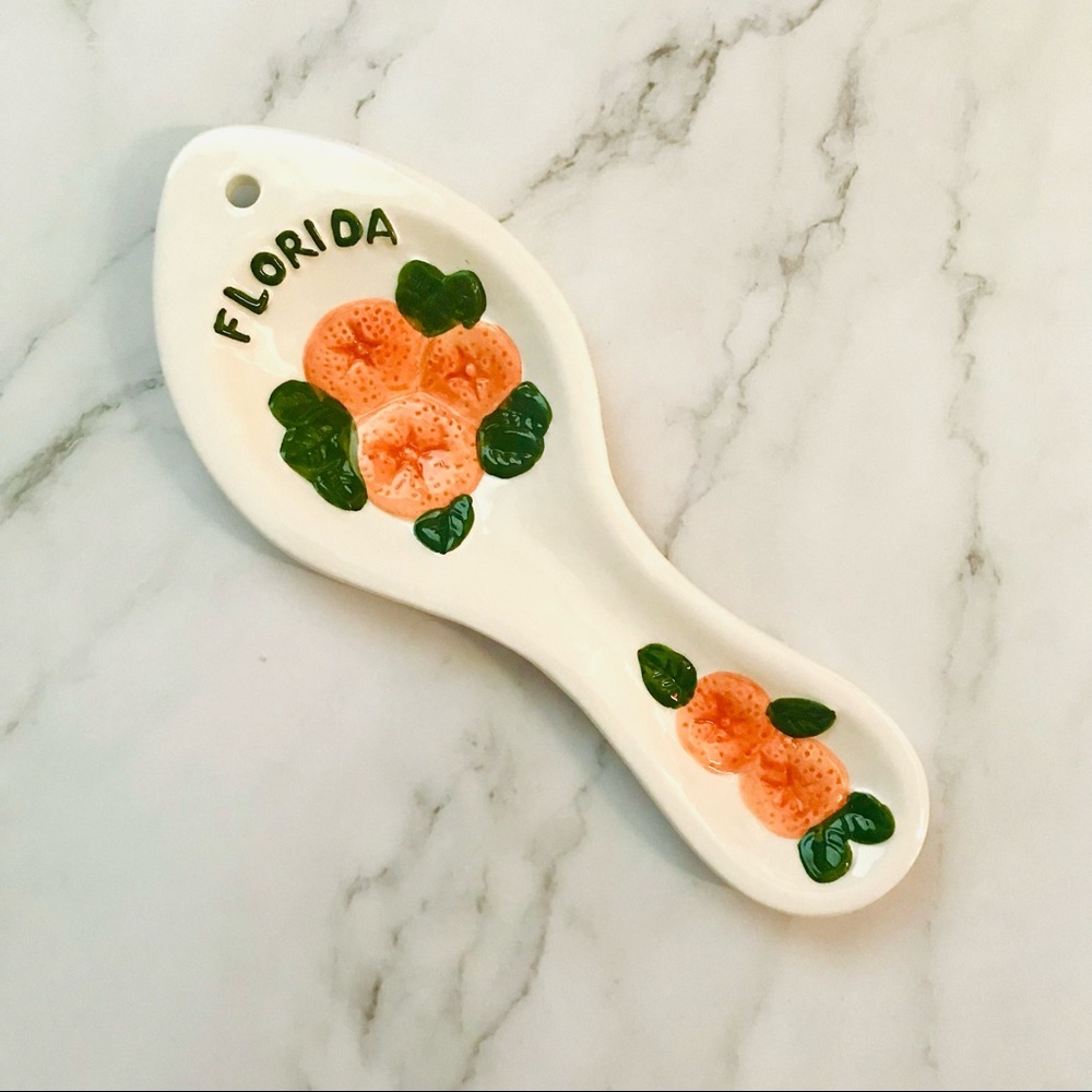 Vintage 70’s Florida spoon rest souvenir